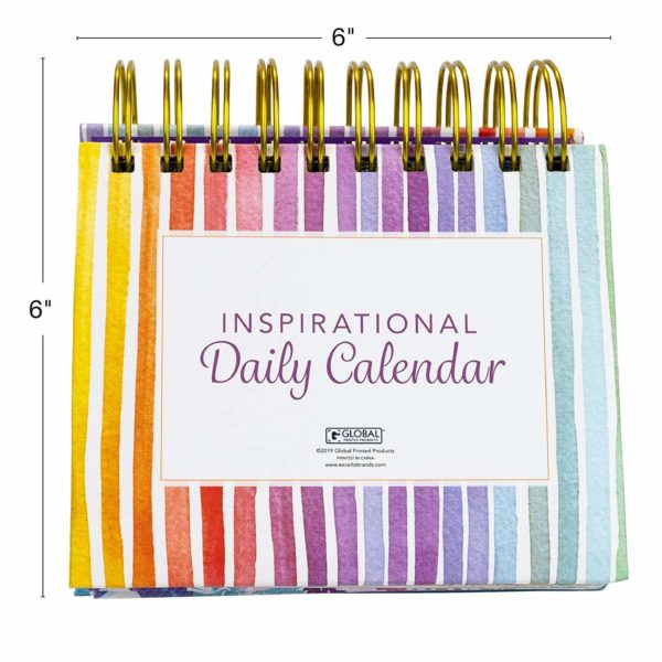 Moivational & Inspirational Perpetual Daily Flip Calendar
